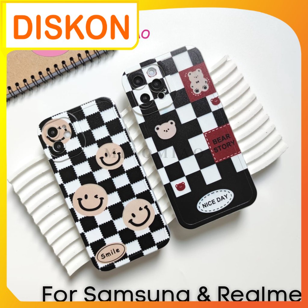 Softcase Casing Case Motif SMILE For HP SAMSUNG & REALME J2 PRIME A03 A03S A22 4G M22 4G A32 4G A52 