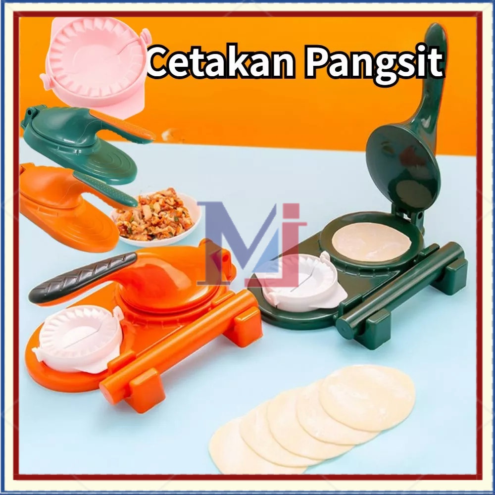 【COD】Peralatan Dapur Pembuatan Dumpling DIY Kit Wrapper Presser Manual Labor-Saving Ravioli Empanadas Dough SKin Molder Machine