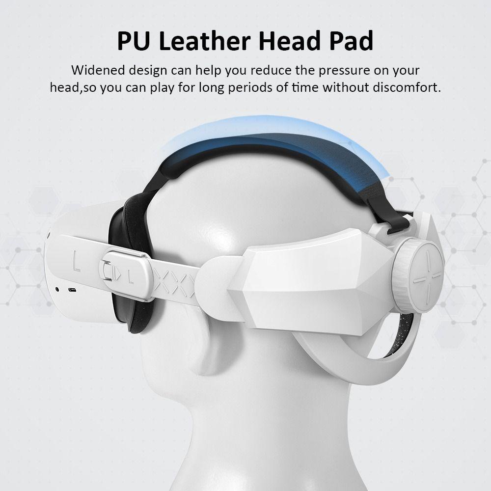 POPULAR Populer VR Head Strap Adjustable Headset VR Aksesoris VR Pad Kepala Pengganti Untuk Oculus Quest2