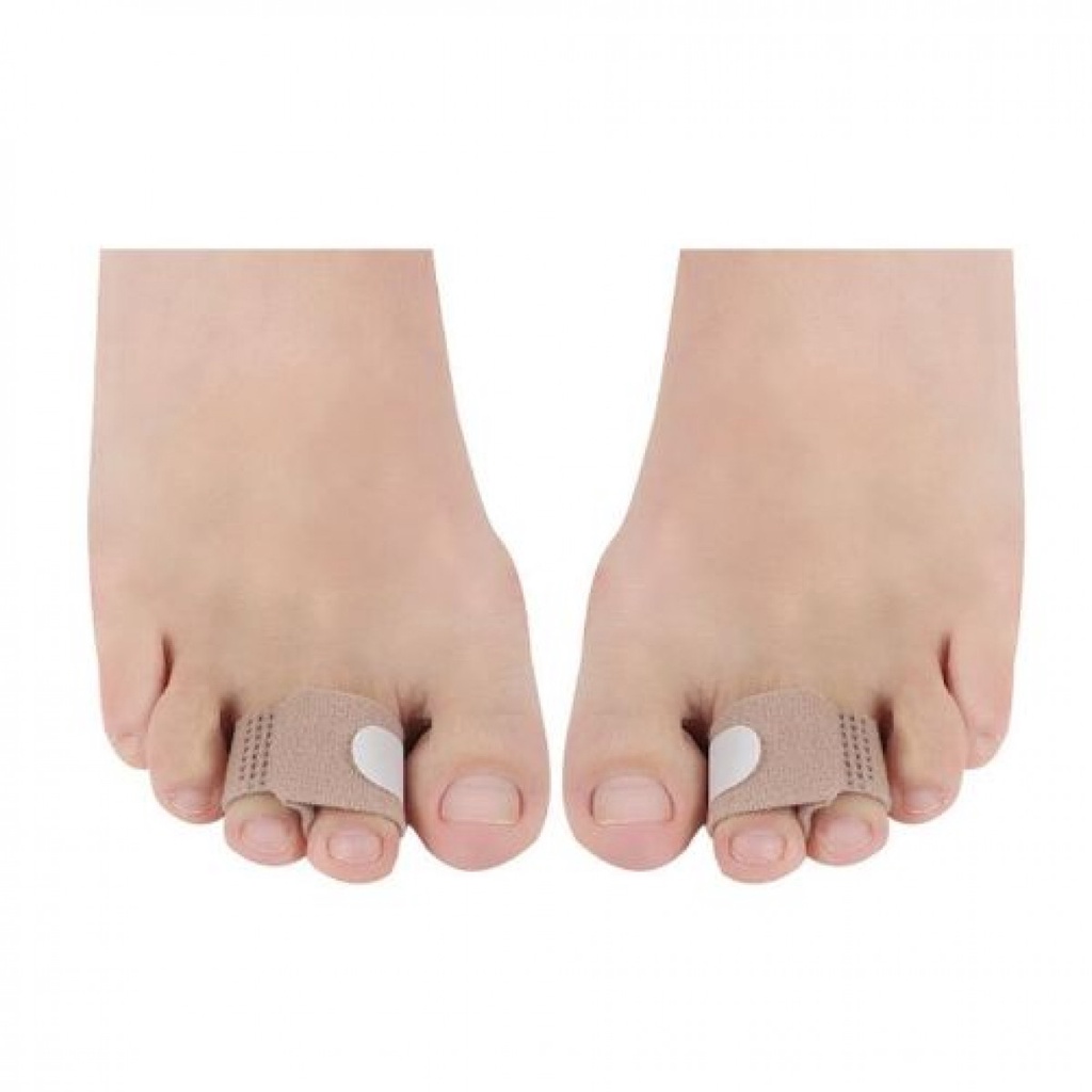 Pelurus Jari Kaki Hallux Valgus Bunion Separator Bandage 6 PCS