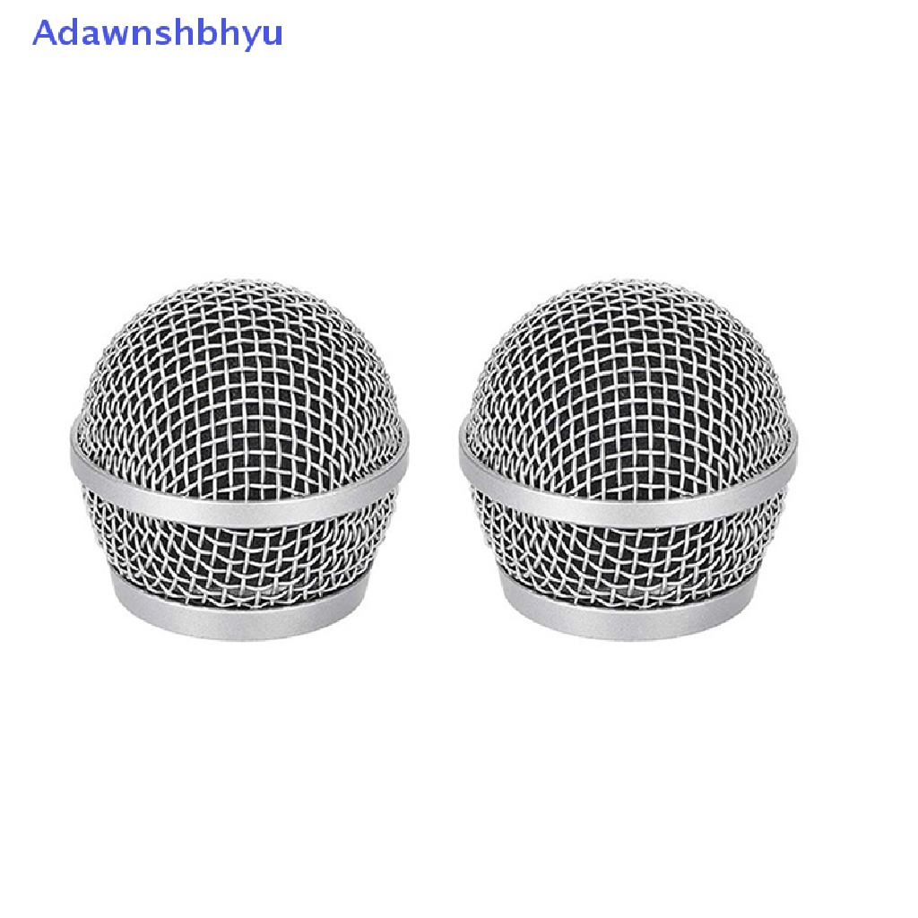 Adhyu Microphone Grill Head Microphone Grille Ball Head Cover Parts Aksesori Pengganti Logam Mikrofon Kepala Mesh DIY Bagian Aksesori Untuk Shure beta58a ID