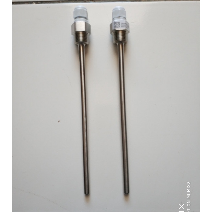 1/2" NPT Panjang 200mm Thermowell Stainless Steel Temperature Sensor