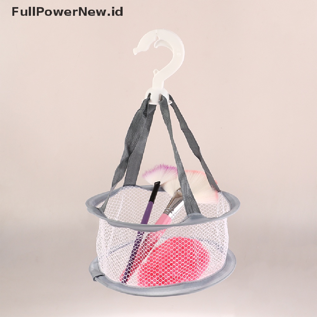 Power Beauty Makeup Drying Net Bags Keranjang Baju Makeup Brush Drying Basket ID