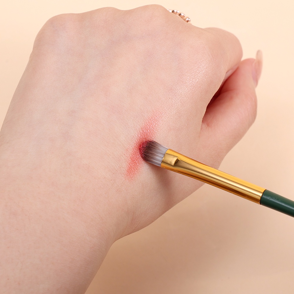 [Harga Grosir] 3pcs/Set Profesional Smudge Brush Eyeshadow Brush Detailed Brush 2warna Campuran Kuas Makeup Brush Stabilo Alat Makeup Untuk Wanita