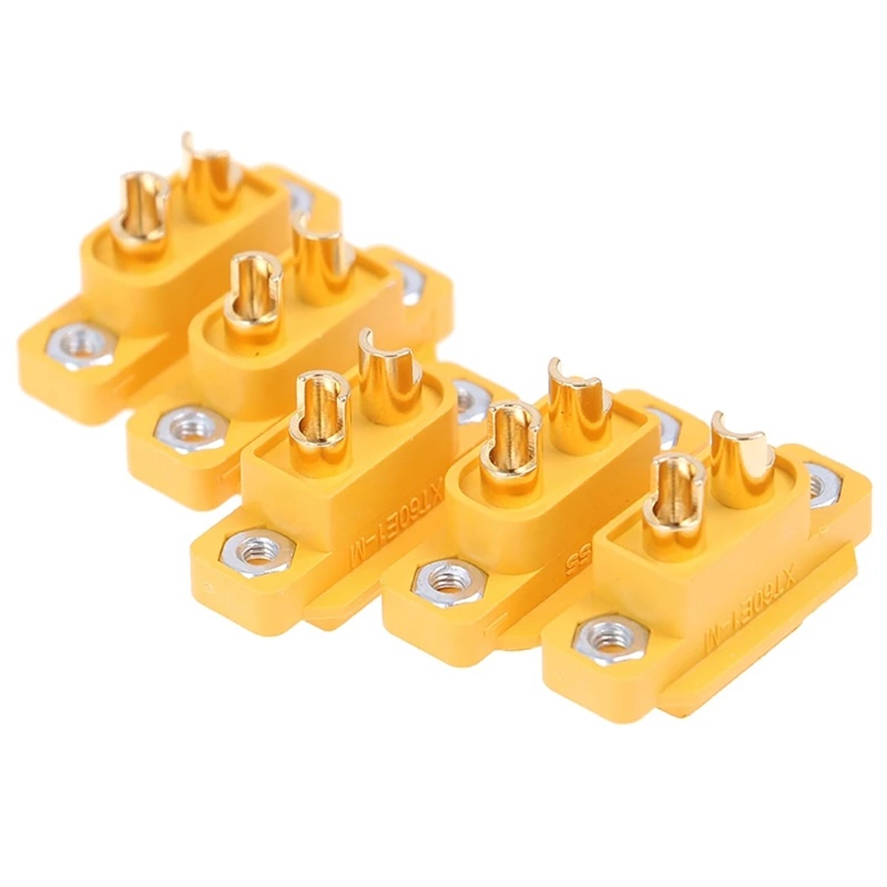 Zzz 5Pcs Konektor Plug XT60E1-M XT60 Male DIY Plug Untuk Helikopter Pesawat