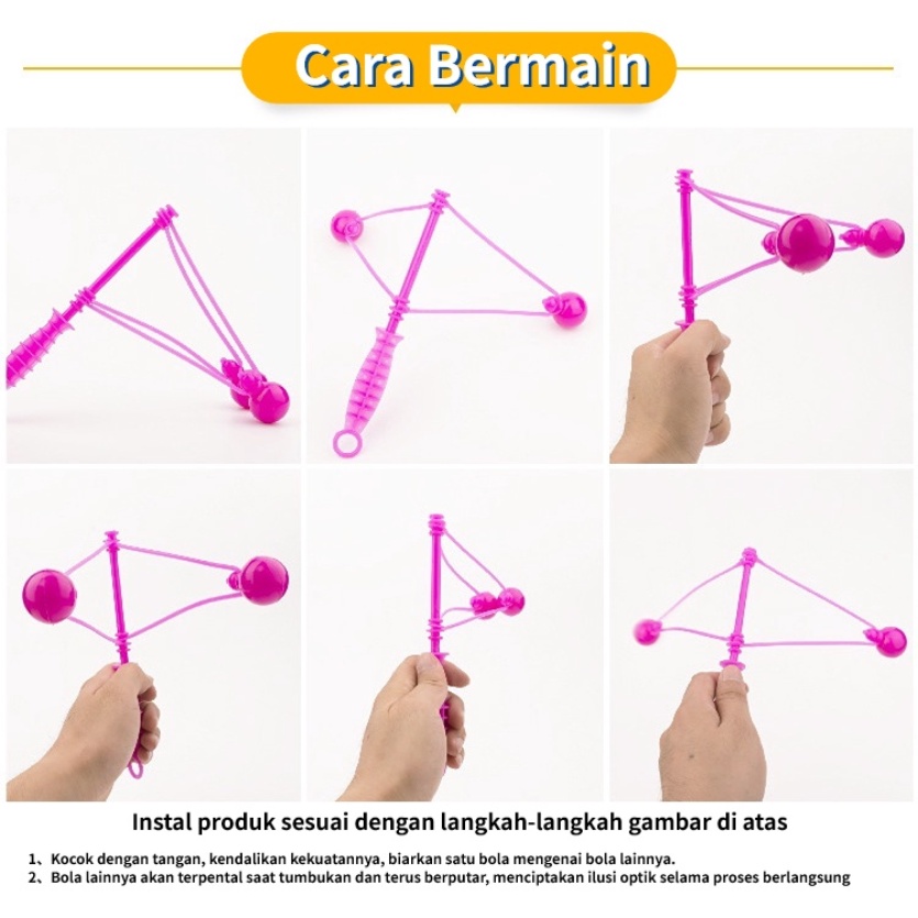 [20pcs] Mainan lato lato gagang besar/Mainan lato lato gagang mainan viral