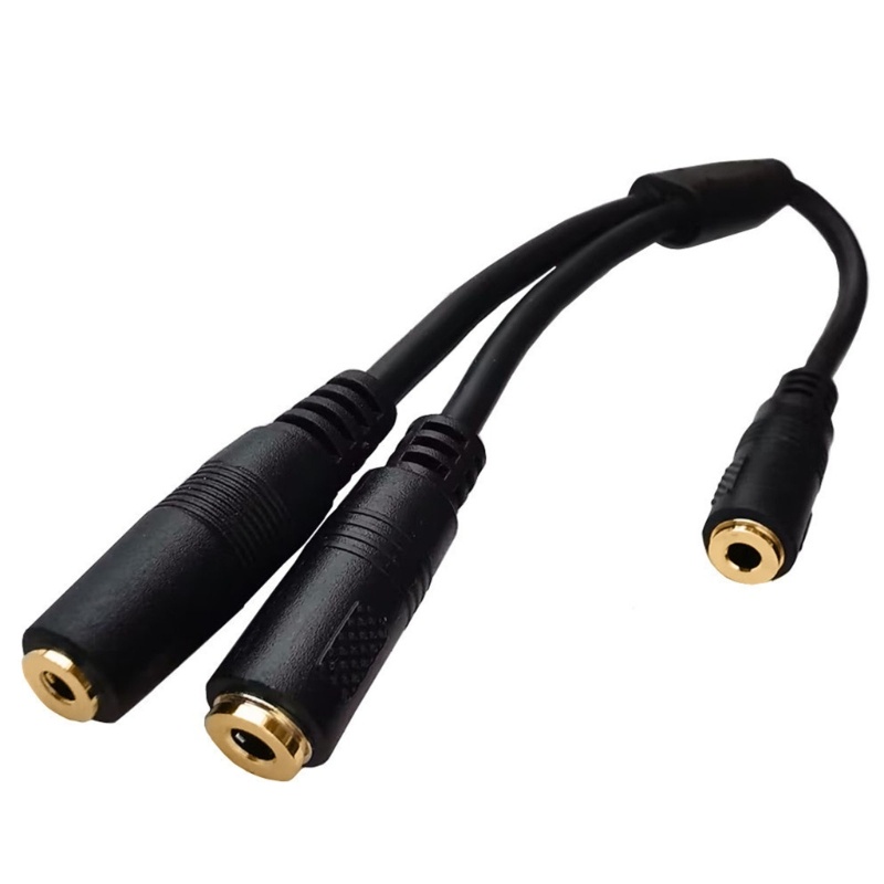 Zzz 3.5mm Female to 3.5mm Female Extension Cable 3Pole 2.5mm Female to 3.5mm Female Adapter Cable Extender Jack Stereo