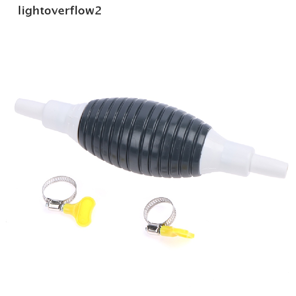 [lightoverflow2] Universal Untuk Pompa Bahan Bakar Motor Mobil Pendorong Tangan Pipa Hisap Cairan Transf [ID]
