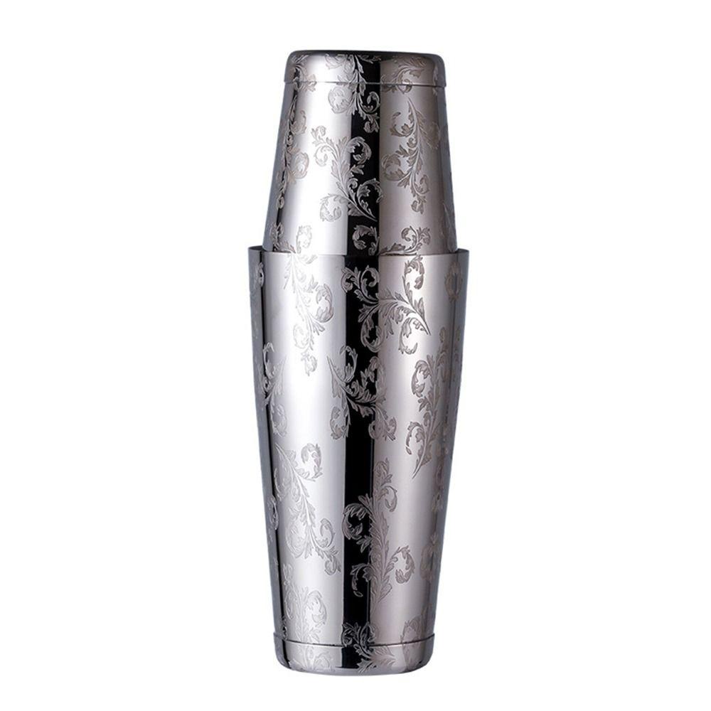 Solighter 750ml Cocktail Boston Bar Shaker Spirit Bartender Dual Design Measure Cup Minuman Spirit Grafir