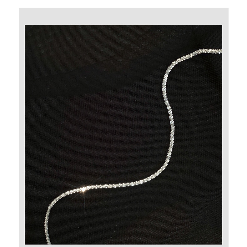 Goldkingdom Aksesoris Perhiasan Fashion Ready Stock Berkilauan Unicorn Gelang Kaki Penuh Bintang Wanita Korea Berlapis925 Perak Kepribadian Sederhana Ins