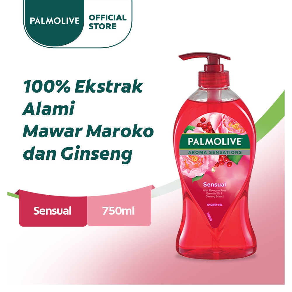 Sabun Mandi Cair Palmolive Aroma Sensations Shower Gel Sensual 750ml