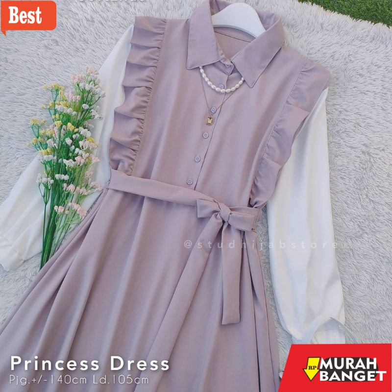 GAMIS RAMADHAN TERBARU UNTUK WANITA- FRINCES MAXI DRESS 2021/GAMIS MODIS//FASHION REMAJA//GAMIS TERB