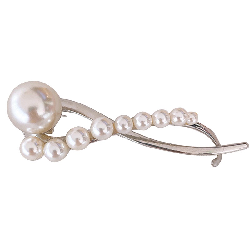 Korea Logam Kupu-Kupu Mutiara Klip Rambut Jepit Rambut Fashion Manis Ponytail Clip Barrettes Hairgrips Hiasan Kepala Wanita Hair Accessorie