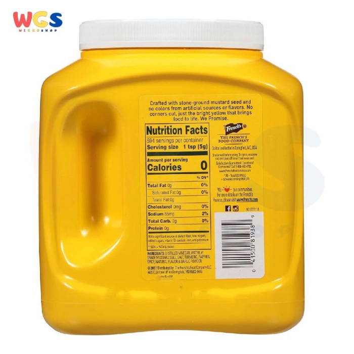 French's Frenchs Classic Yellow Mustard 2,97 kg