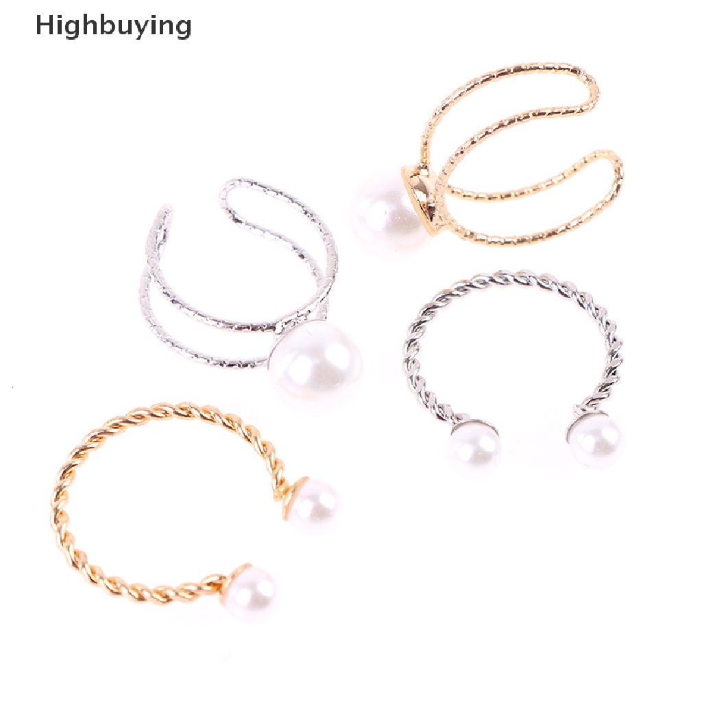 Hbid 18Pcs/set Cincin Kepribadian Fashion Wanita Hadiah Perhiasan Glory