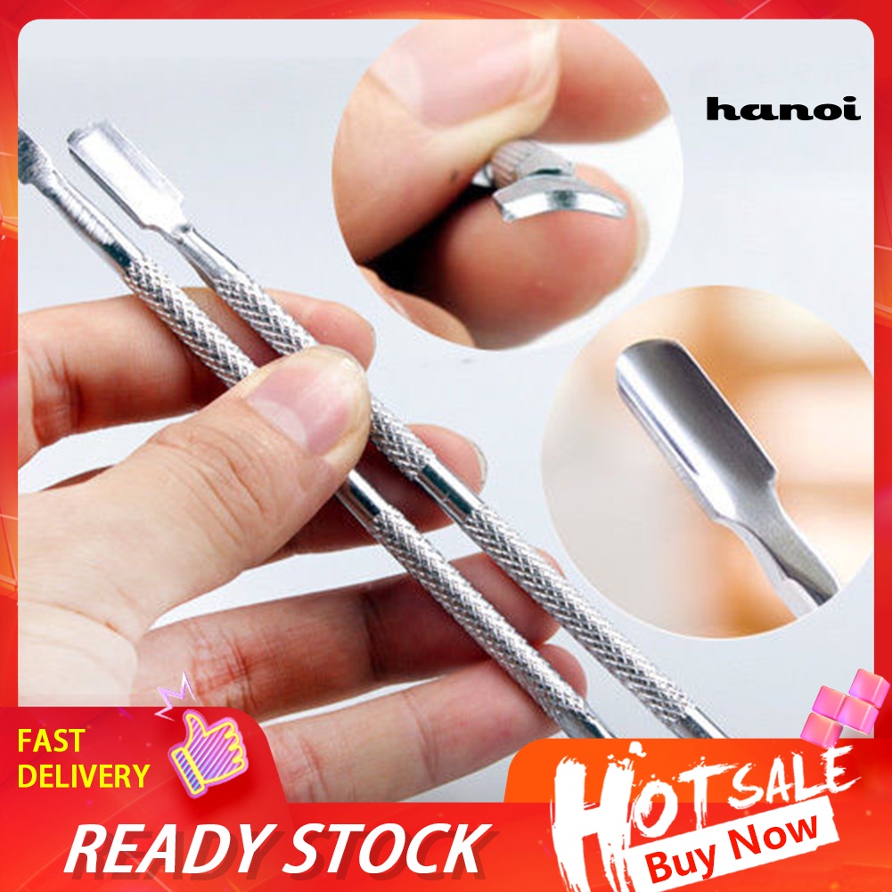 Hi * Cuticle Pusher UV Gel Polish Soak Off Remover Nail Art Manicure Trimmer Alat