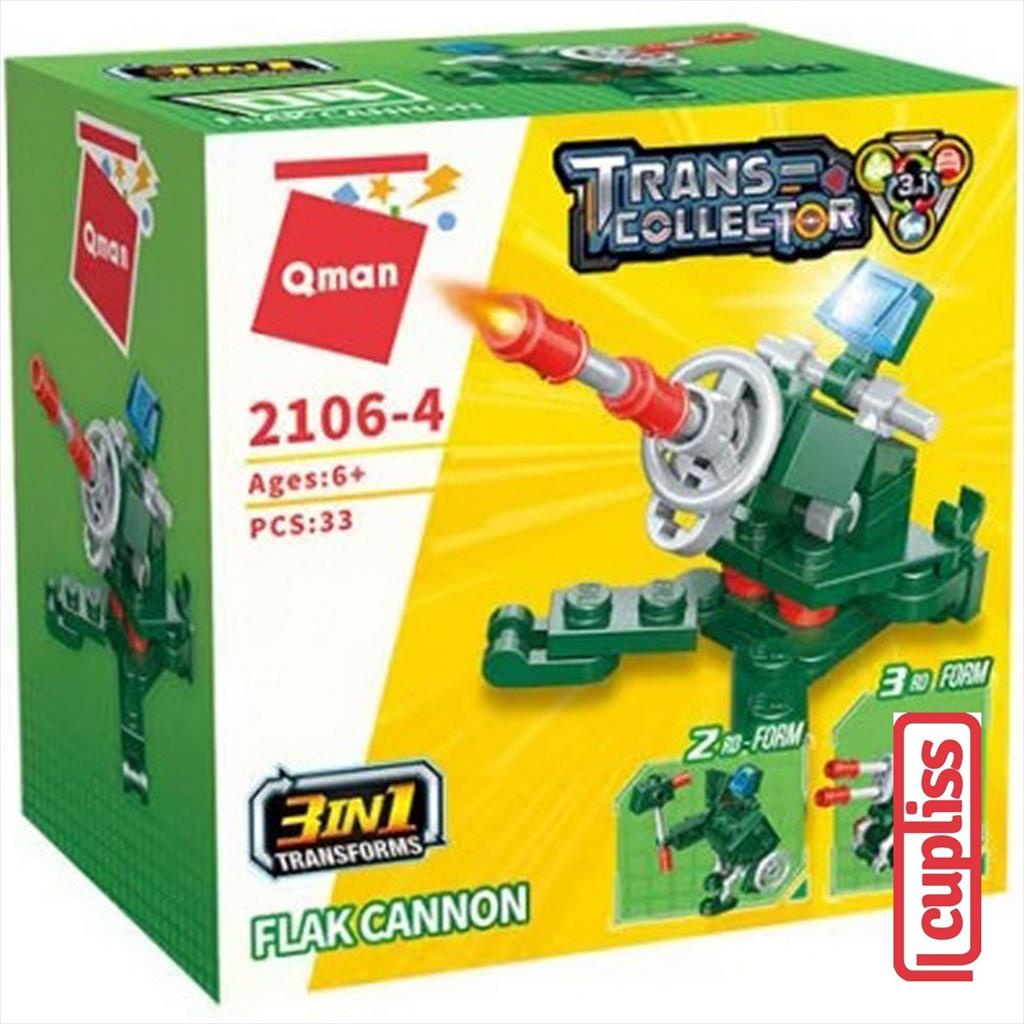 QMAN City Guard 3in1 Flak Cannon 2106-4