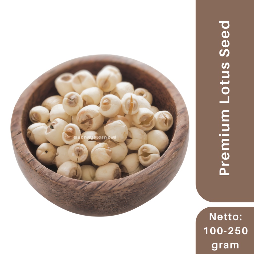

Lotus Seed / Biji Teratai Grade Aa Kualitas Premium 100 - 250 Gram