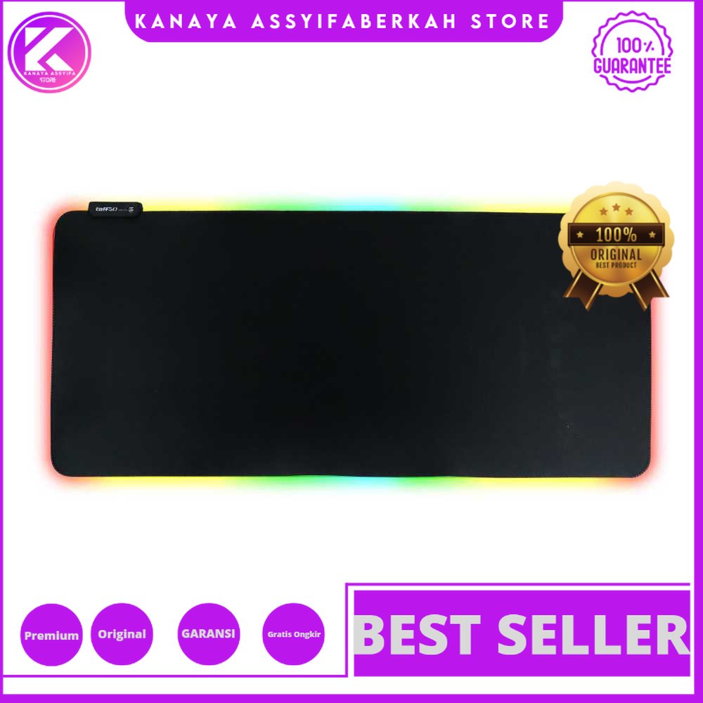 TaffGO Gaming Mouse Pad XL RGB LED 900 x 400 x 4 mm - GMS-WT5