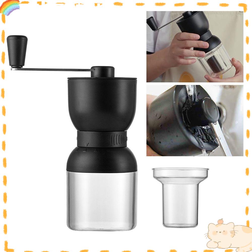 Solighter Alat Penggiling Kopi Manual Coffee Accessories Ceramics Burr Spice Adjustable Knob Setting