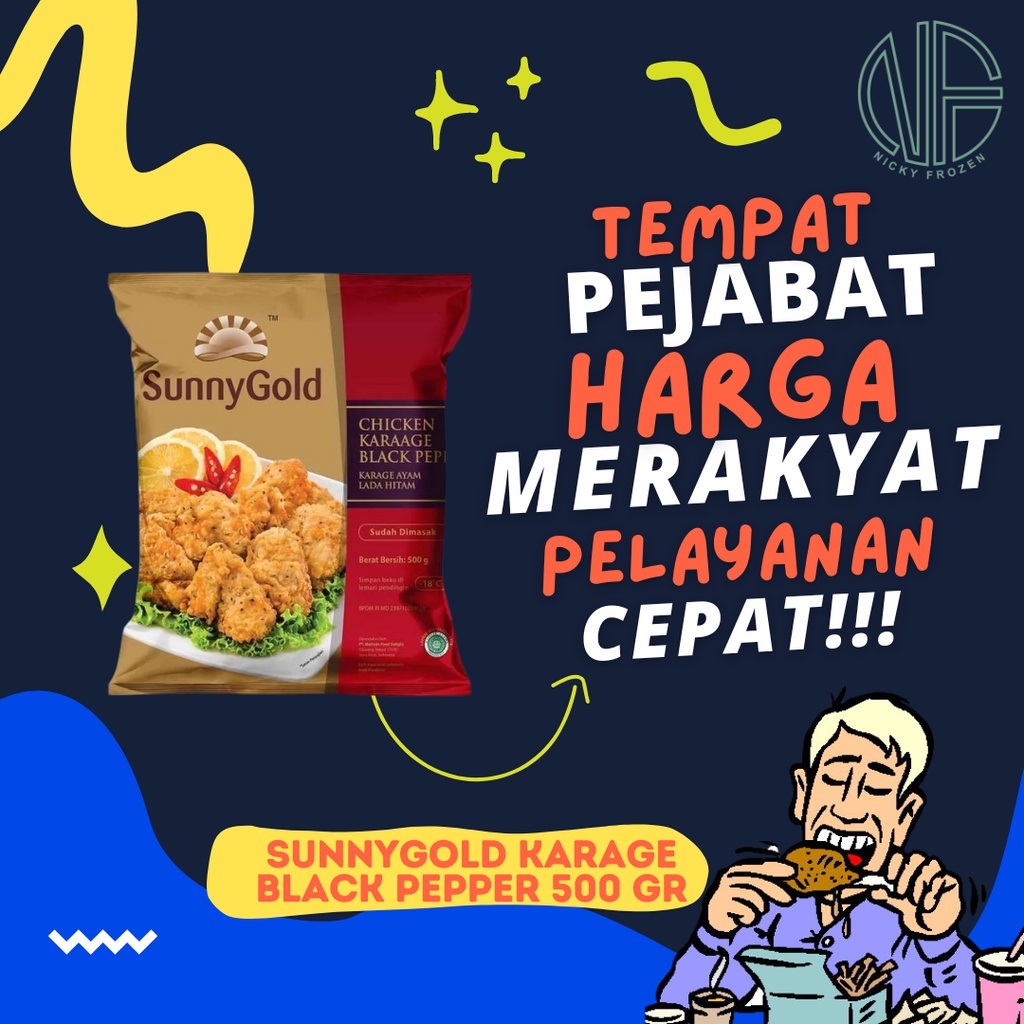 

SUNNYGOLD KARAGE BLACKPEPPER 500 G