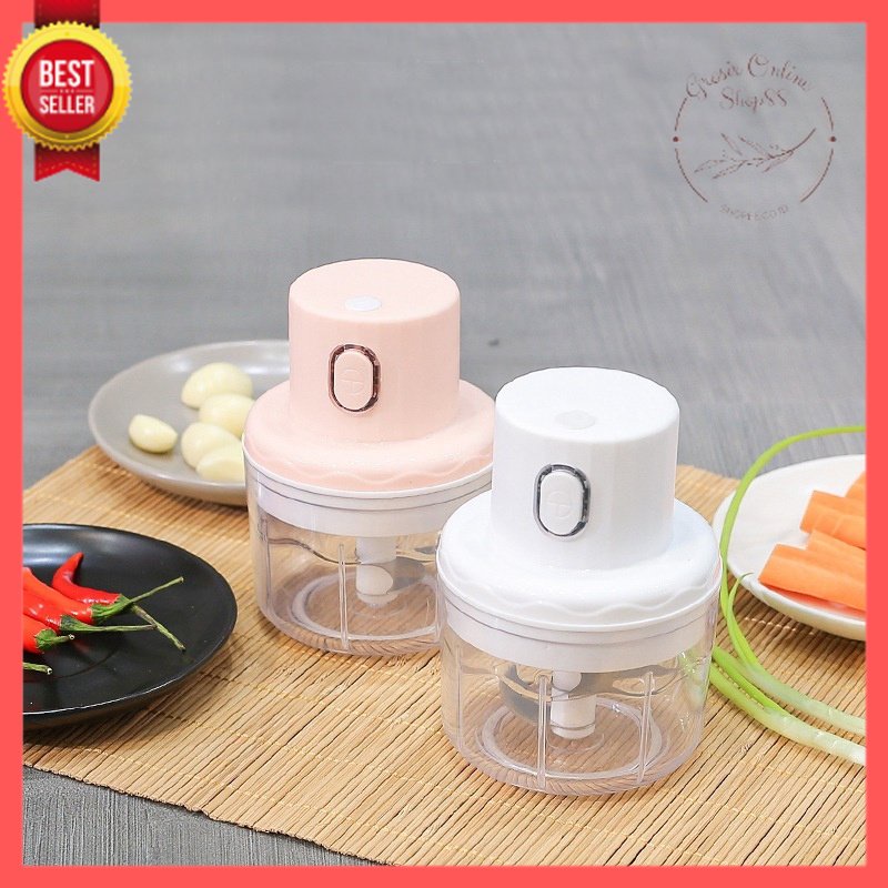 GOS -D412- Blender Elektrik Mini - Mini Chopper - Blender Portable Elektrik Tanpa Kabel