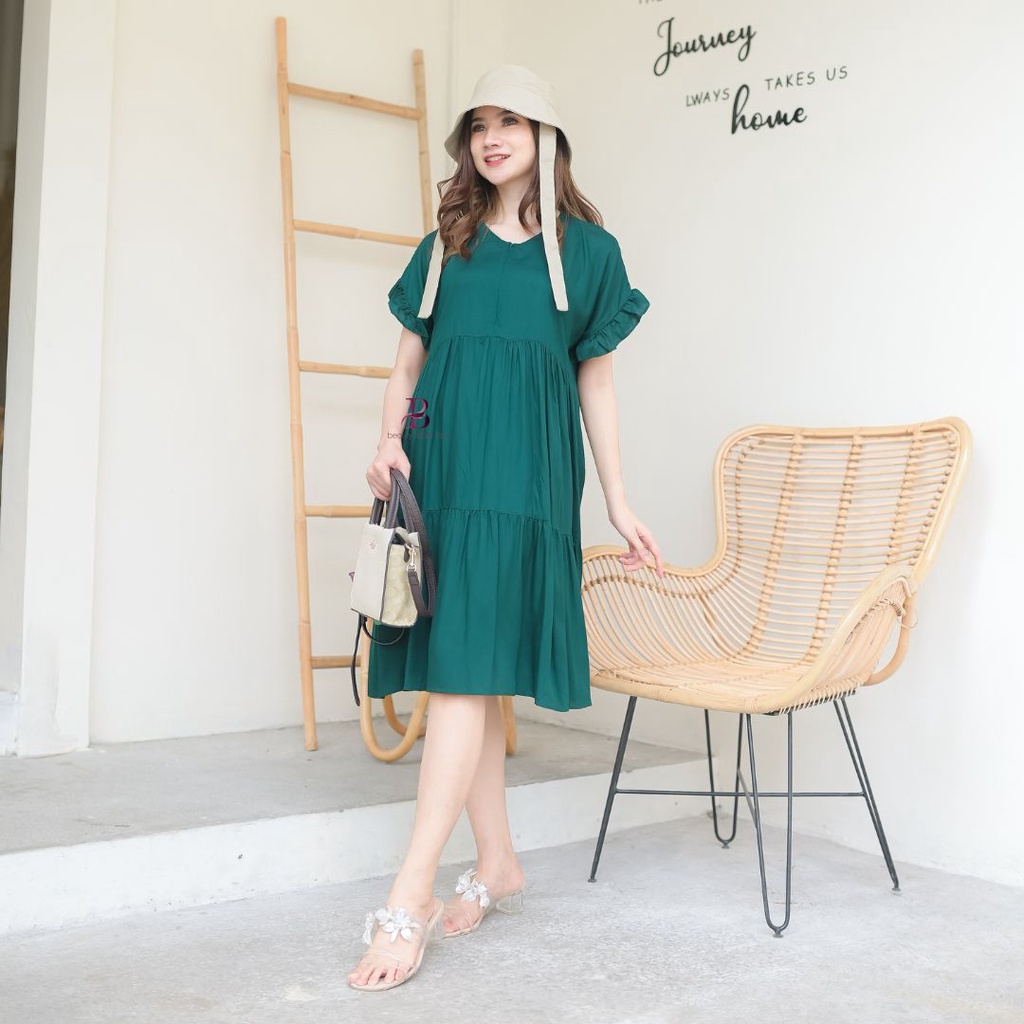 ORIANI - Midi Susun JUMBO LD 120 - LD 140 | Daster Susun Busui Bumil Freindly | MDs Oriani