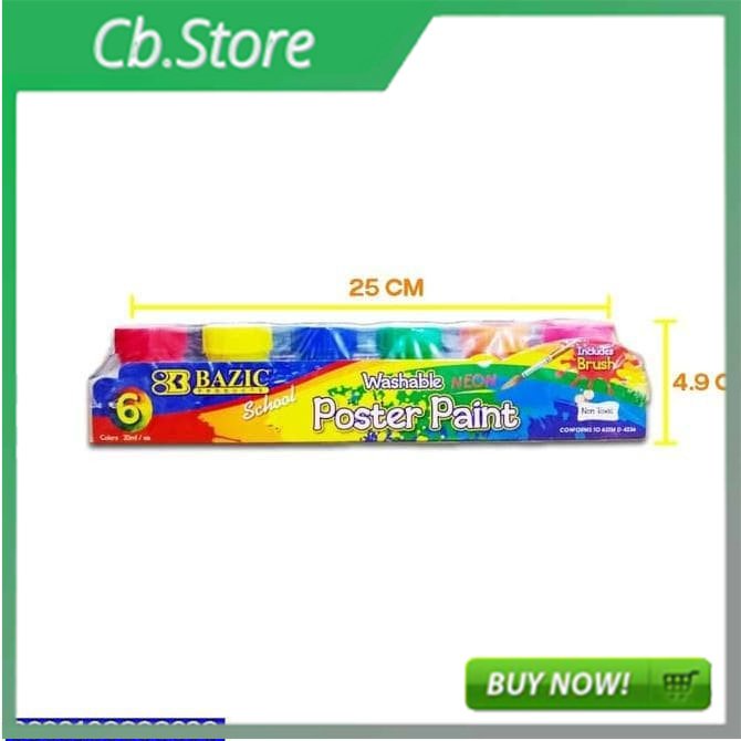 

POSTER PAINT cat air bisa dihapus untuk melukis dengan kuas Best Seller