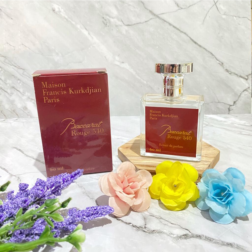 PARFUM BACCARAT 60ML / BACCARAT ROUGE 540 PREMIUM / PARFUM UNISEX TAHAN LAMA