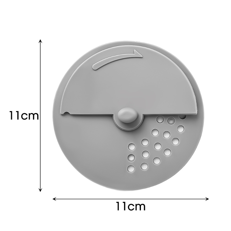 1pc Penutup Saringan Saluran Air Wastafel Dapat Diputar/Dapur Anti Bau Floor Drain Hair Catcher Stopper Plug