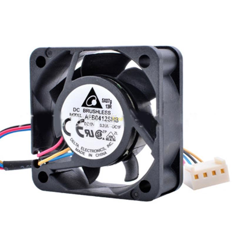 Bt 12000rpm Untuk DC Brushless Cooling Fan AFB0412SHB PWM Miner Kipas Pendingin 4P 12V