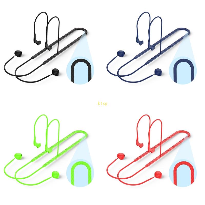 Btsg Tali Antilost Untuk BeatsStudio Bud Earphone Lanyard Gantung Leher Tali Soft Cord