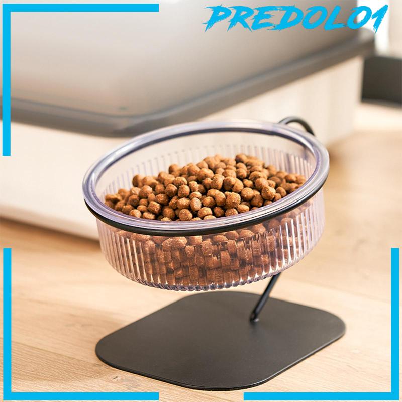 [Predolo1] Raised Cat Bowl Anti Slip Pet Feeder Waterer Tahan Lama Untuk Anjing Kecil Sedang