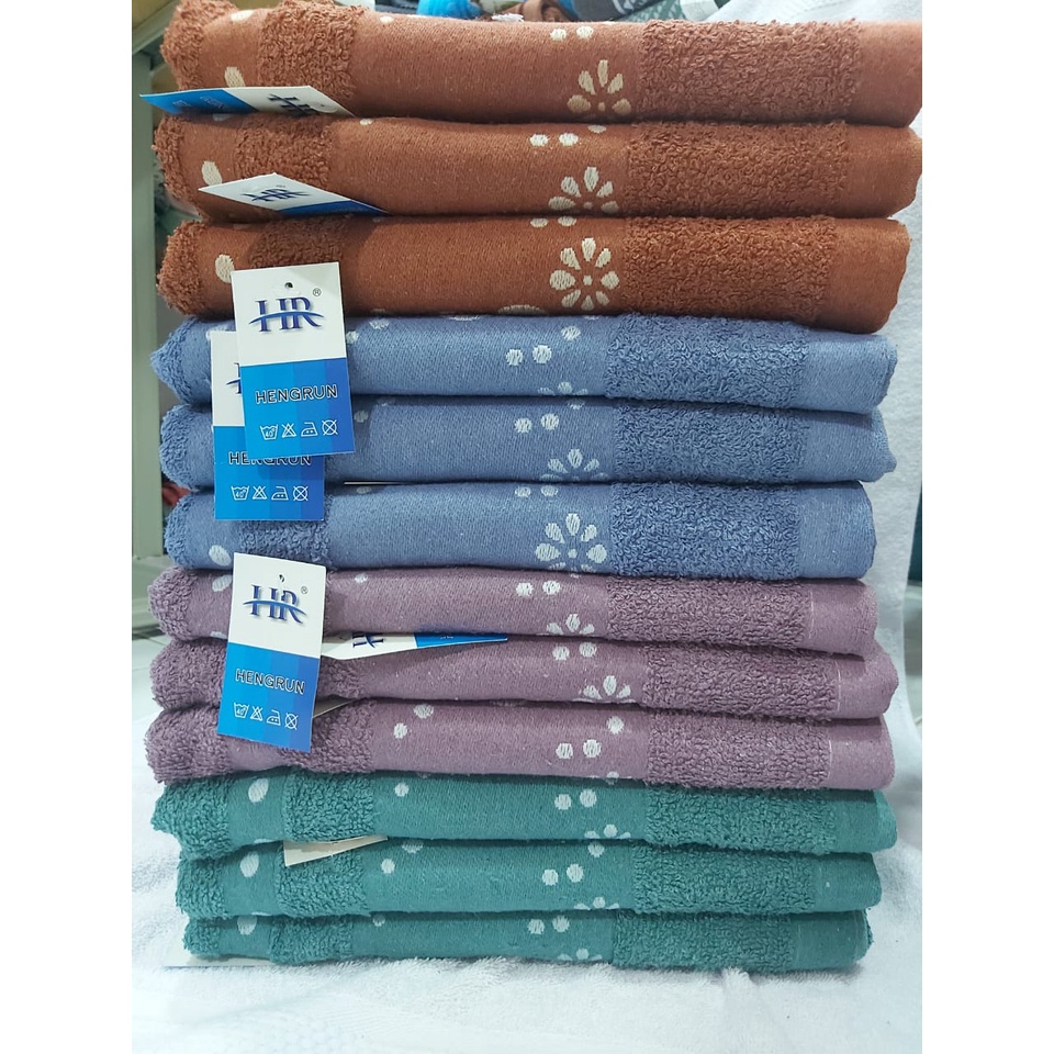 JH Handuk HENGRUN HR Pantai KATUN MOTIF Uk 80X160 Termurah