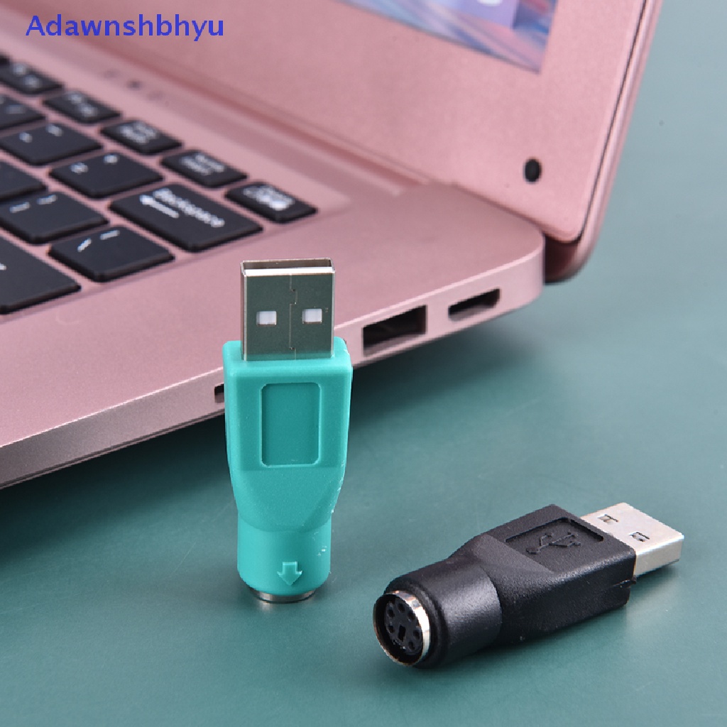 Adhyu Adaptor PS2 PS/2Female To USB Male Converter Adapter PC Laptop Mouse Keyboard ID