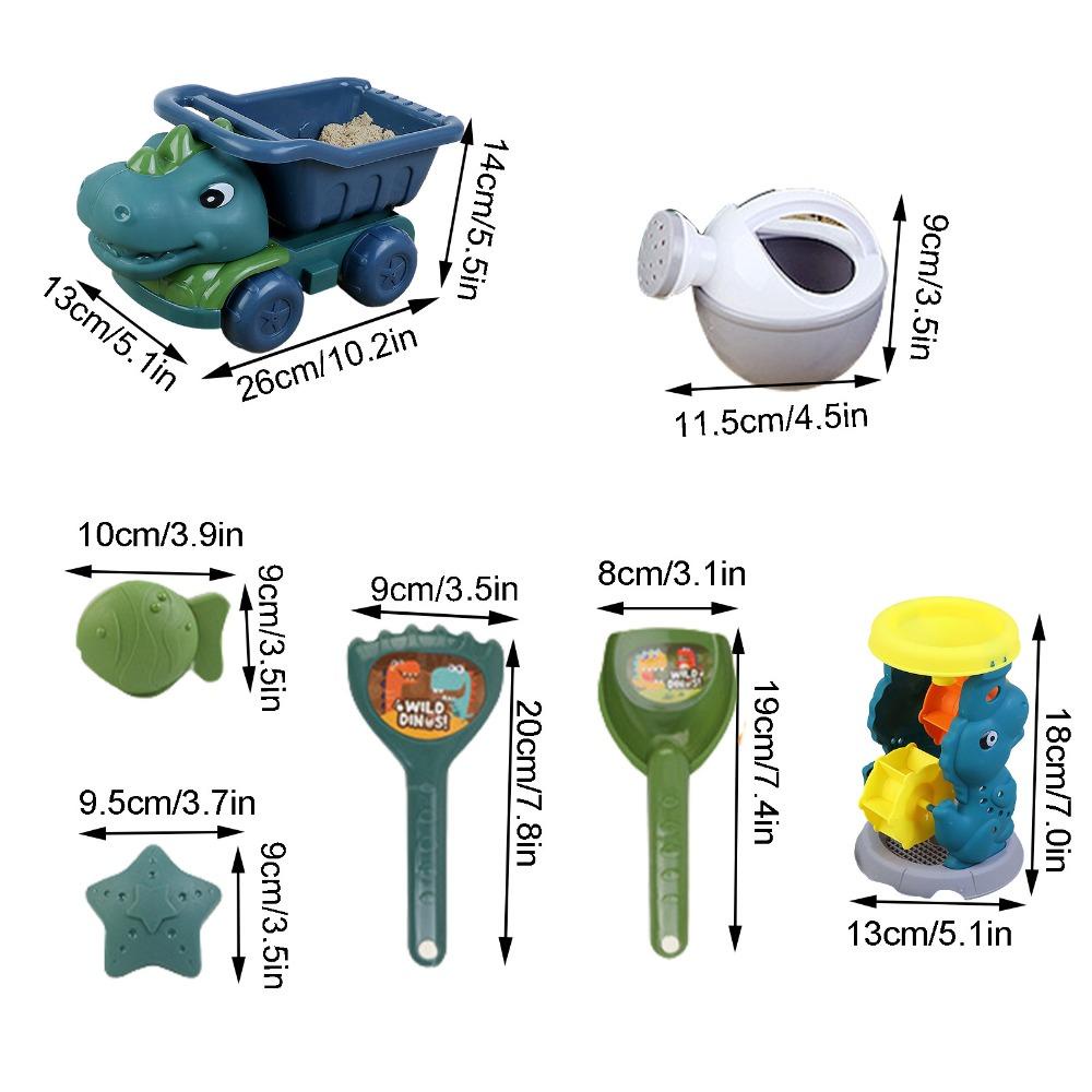 Lanfy Summer Seaside Beach Toy Sand Beach Game Renang Mainan Mandi Mainan Bermain Pantai Beach Bucket Toys Bucket Beach Toy Set Baby Beach Game Mainan Pantai Dinosaurus