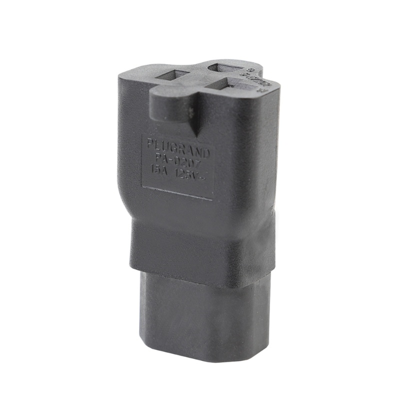 Konektor zzz IEC 320 C14 Male to Nema 5-15 20R Female Adapter Kettle Plug 3-pin