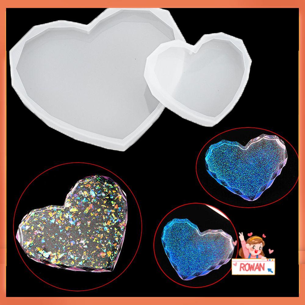 R-flower Tray Cetakan Handmade Tatakan Gelas Membuat Perhiasan DIY Art Coaster Silicone Mould