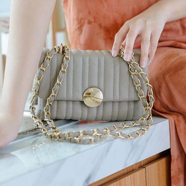 Tas Wanita Shoulder Bag Willow Ash Grey Merche