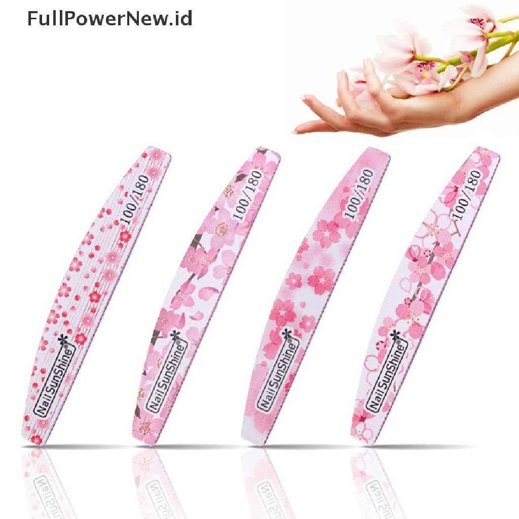 Power 1Pc Kikir Kuku Amplas Dua Sisi Kuat Tebal Alat Buffer Profesional ID