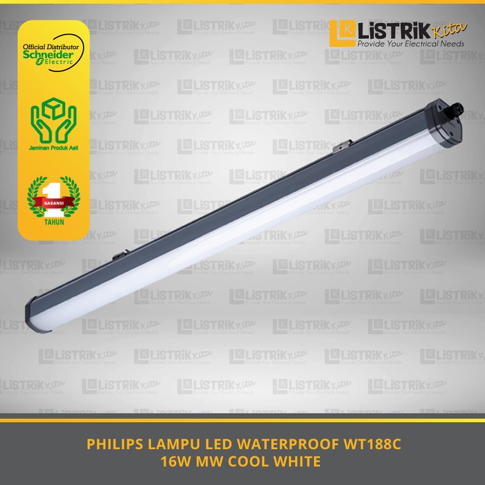 LAMPU LED WATERPROOF PHILIPS WT188C 16W MW COOL WHITE - 911401833097