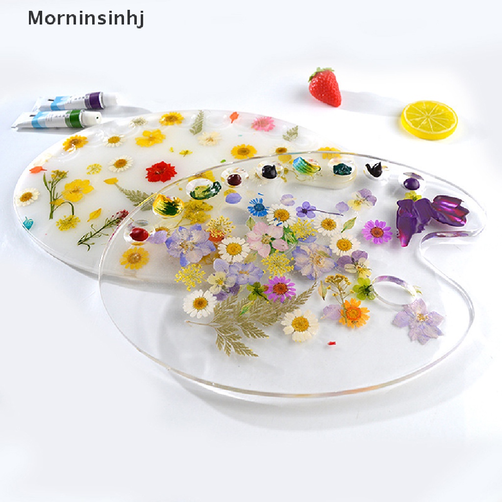 Mornin Handmade Palette Pigment Brush Resin Cetakan Cat Tray Kotak Alat Membuat Perhiasan id