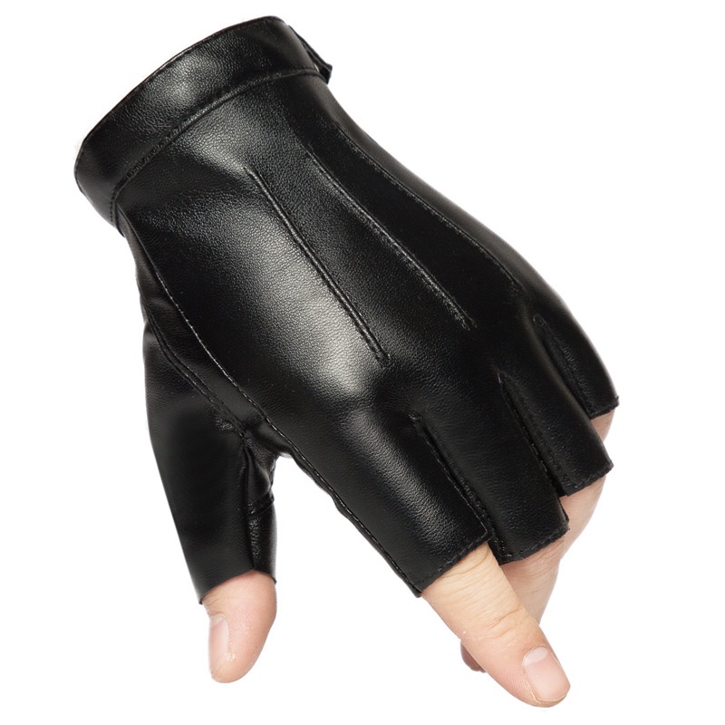 SARUNG TANGAN MOTOR KULIT MODEL CUBIT SETENGAH JARI HALF FINGER ASLI ORIGINAL GLOVE GLOVES KULIT BUAT TURING TOURING BIKERS PENGENDA BAHAN DOMAB BERKUALITAS CBT35