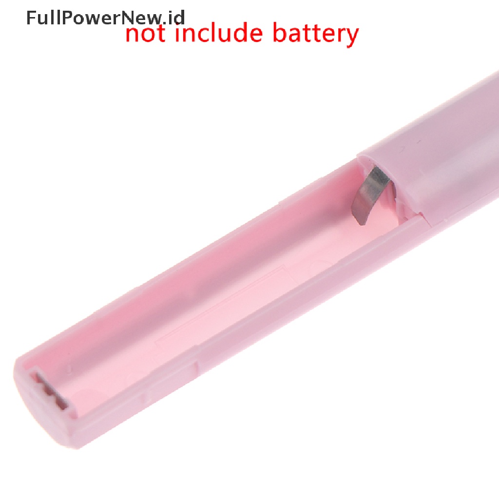 Power Gunting Alis Wajah Elektrik Hair Trimmer Mini Portable Wanita Alat Cukur Tubuh ID