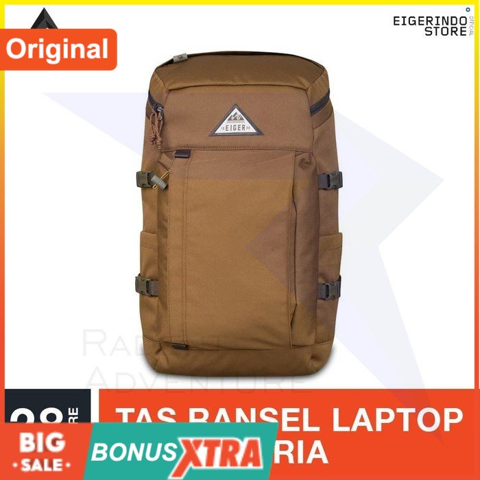 Tas 𝐄𝐢𝐠e𝐞𝐫 1989 Wayfarer Travel Laptop Backpack 28L 91000 5324 Khaki