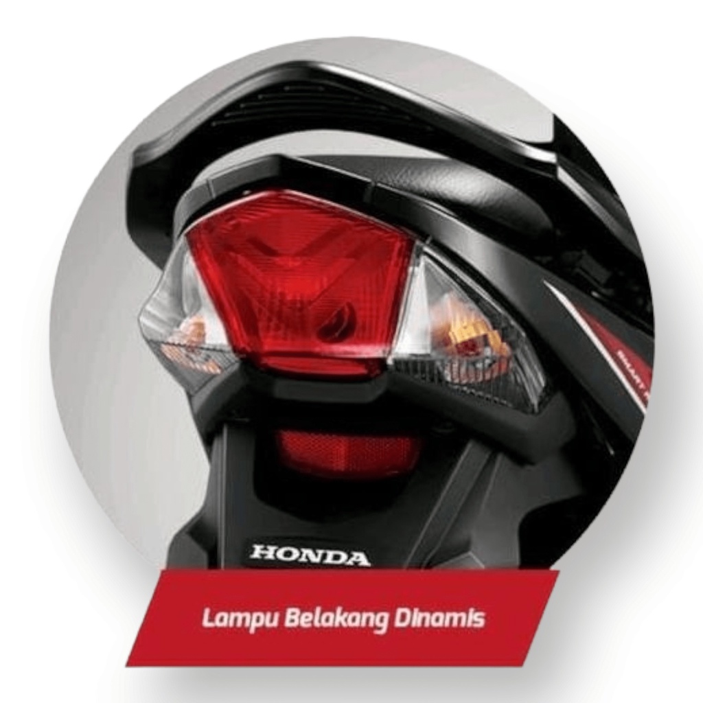 MIKA KACA LENSA STOP LAMP N SEN SEIN RITING RETING BELAKANG HONDA REVO FI F1 INJEKSI INJECTION FIT X FI MERAH PUTIH RED WHITE K03 BEST QUALITY BAHAN TEBAL JAMINAN KUALITAS