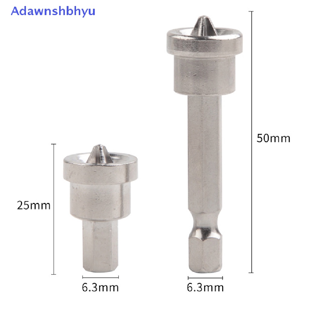 Adhyu Mata Obeng Posisi Magnetik Woodworking Screw Hex Shank Bits New ID