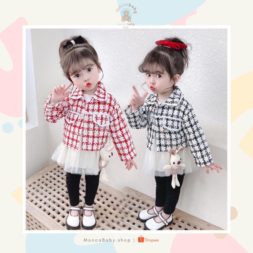 MBSS - DRESS CICI BUNNY VEST EBV Free Dolls Baju Blouse Dress Anak Perempuan Import Dress anak/Bayi Perempuan Gaun bayi Rok Anak Pakaian anak Set