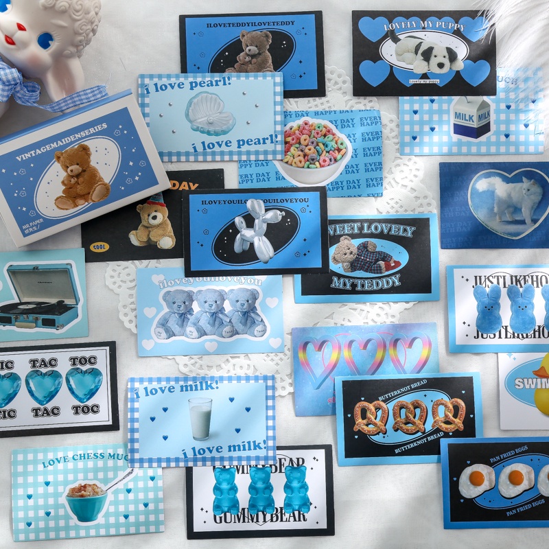 40pcs Kotak Vintage Gaya Amerika Stiker Mahasiswa Buku Pegangan Deco DIY Decals