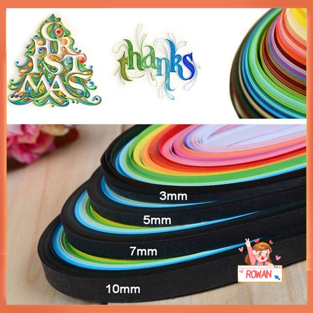 Kertas Quilling Paper Colorful Craft DIY Origami Alat